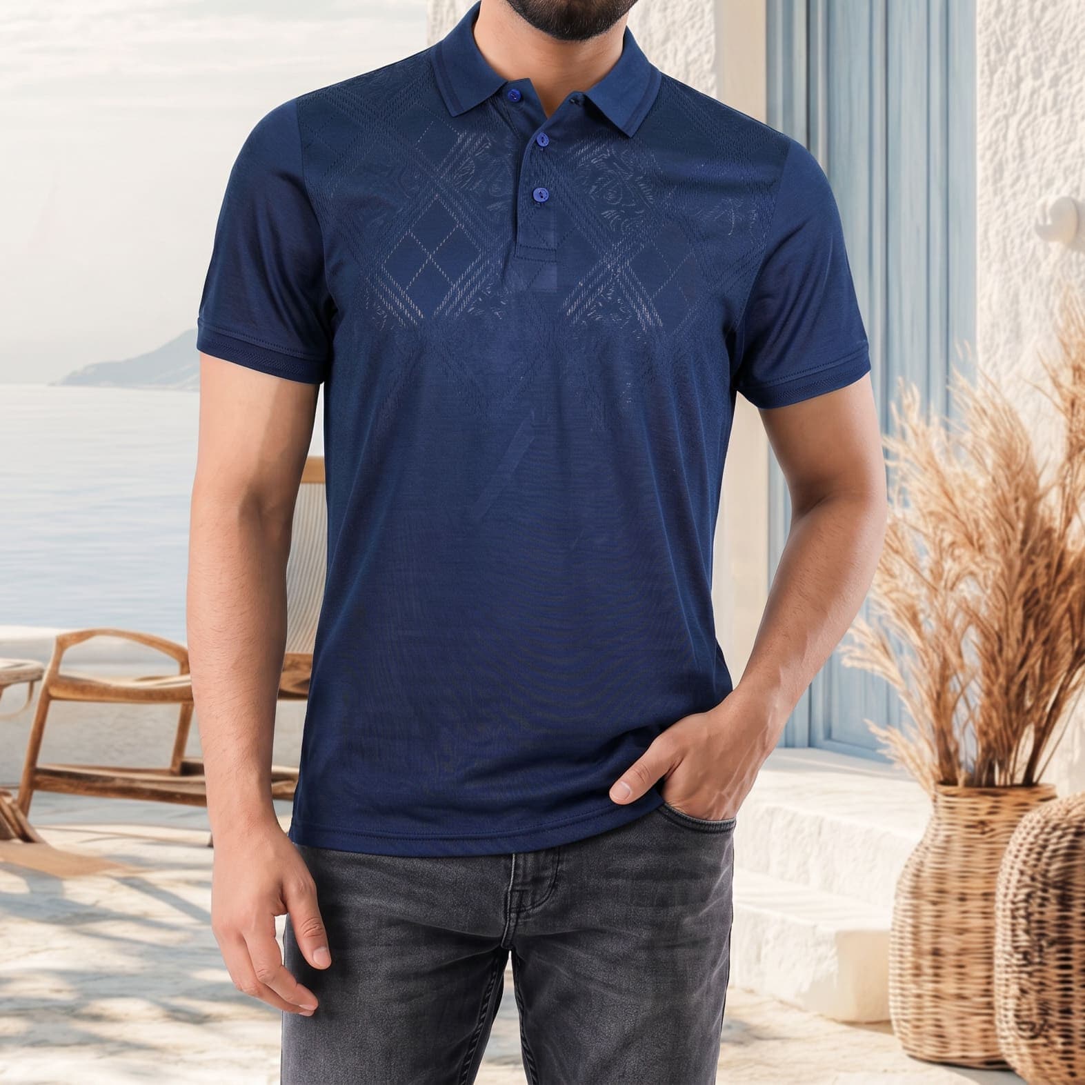 Polo Shirt Half Psh 924